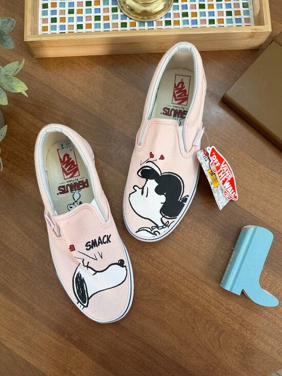 Vans Shoes - Vans Slip-On Peanuts Smack in Light Pink